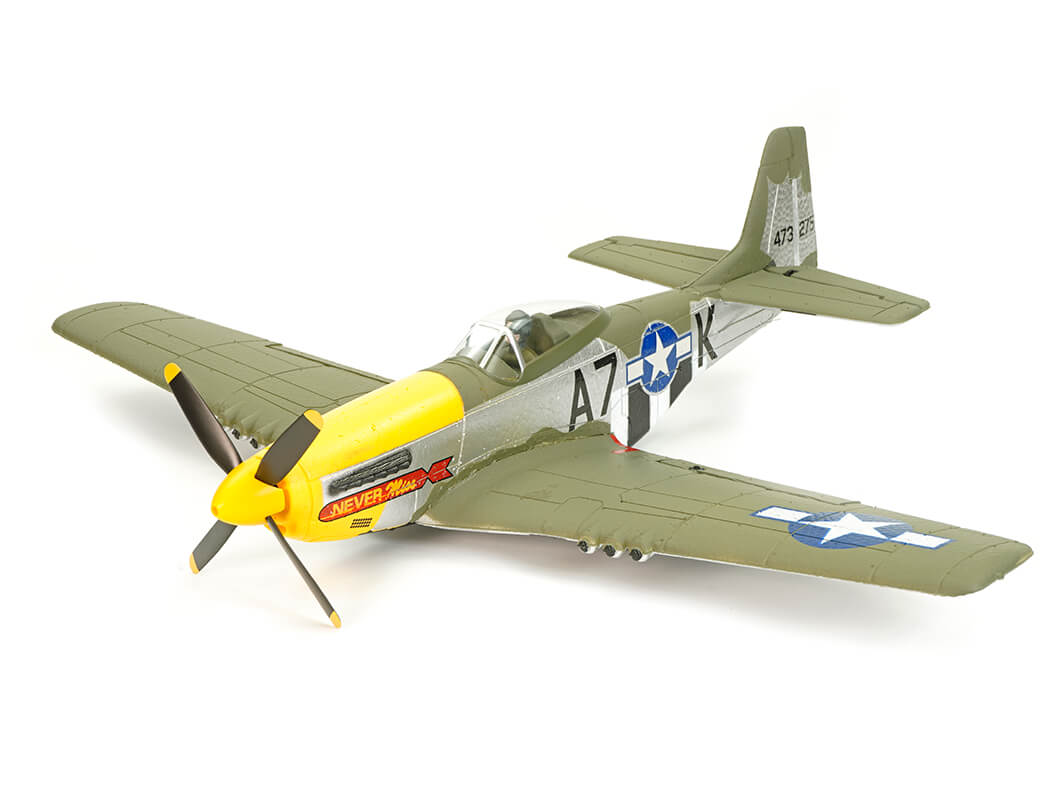 VOLANTEX P-51D MUSTANG GREEN 4CH 500MM BRUSHLESS w/GYRO RTF