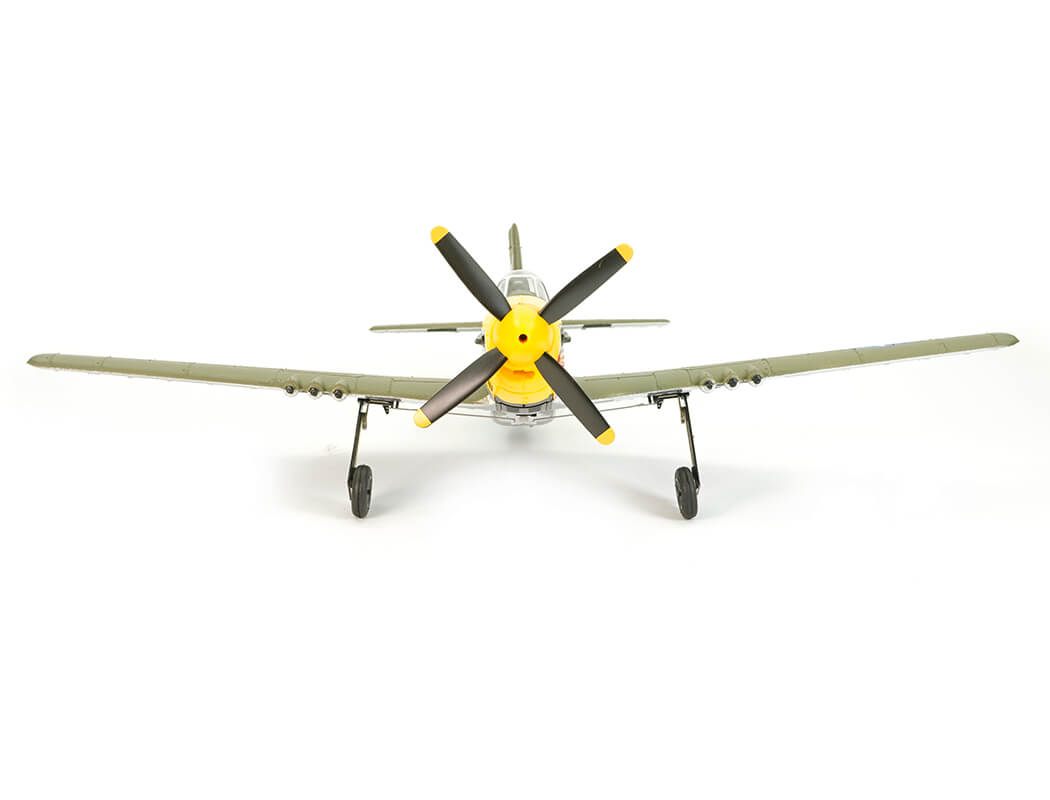 VOLANTEX P-51D MUSTANG GREEN 4CH 500MM BRUSHLESS w/GYRO RTF