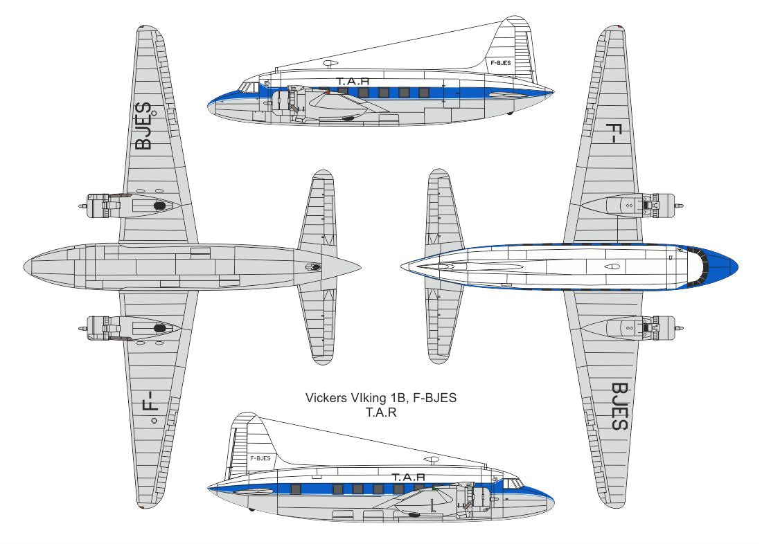 VALOM 1/72 Vickers Viking 1B (FAA - TAR) Kit 72174