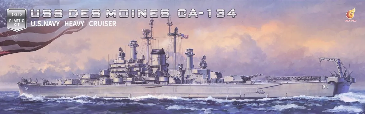 VERY FIRE 1/350 USS Crusier Des Moines VF350918