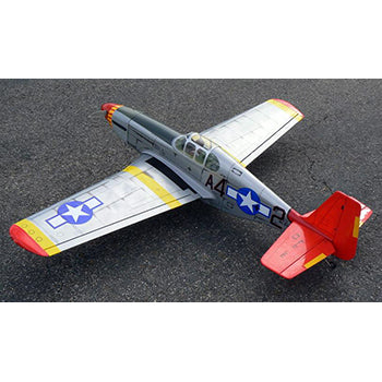 VQ Models P-51B Mustang Tuskegee Airman 58.2 inch Wingpspan ARF