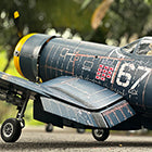VQ Models F4U Corsair 120 SIZE EP-GP 1.8M (Blue/Yellow) Pre Order - Expected Mid November
