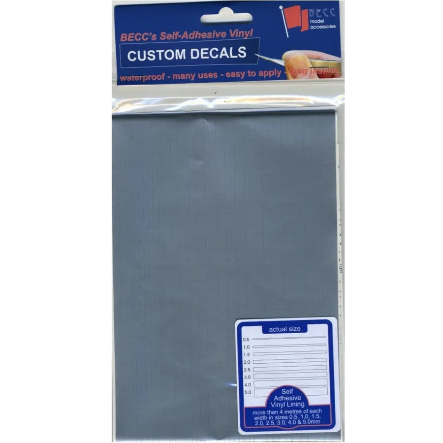 Becc Vinyl Lining - Wide - Silver