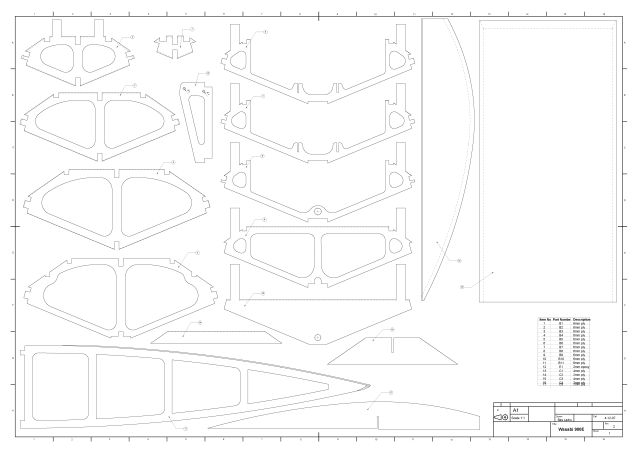 RBC Wasabi 900E Boat kit