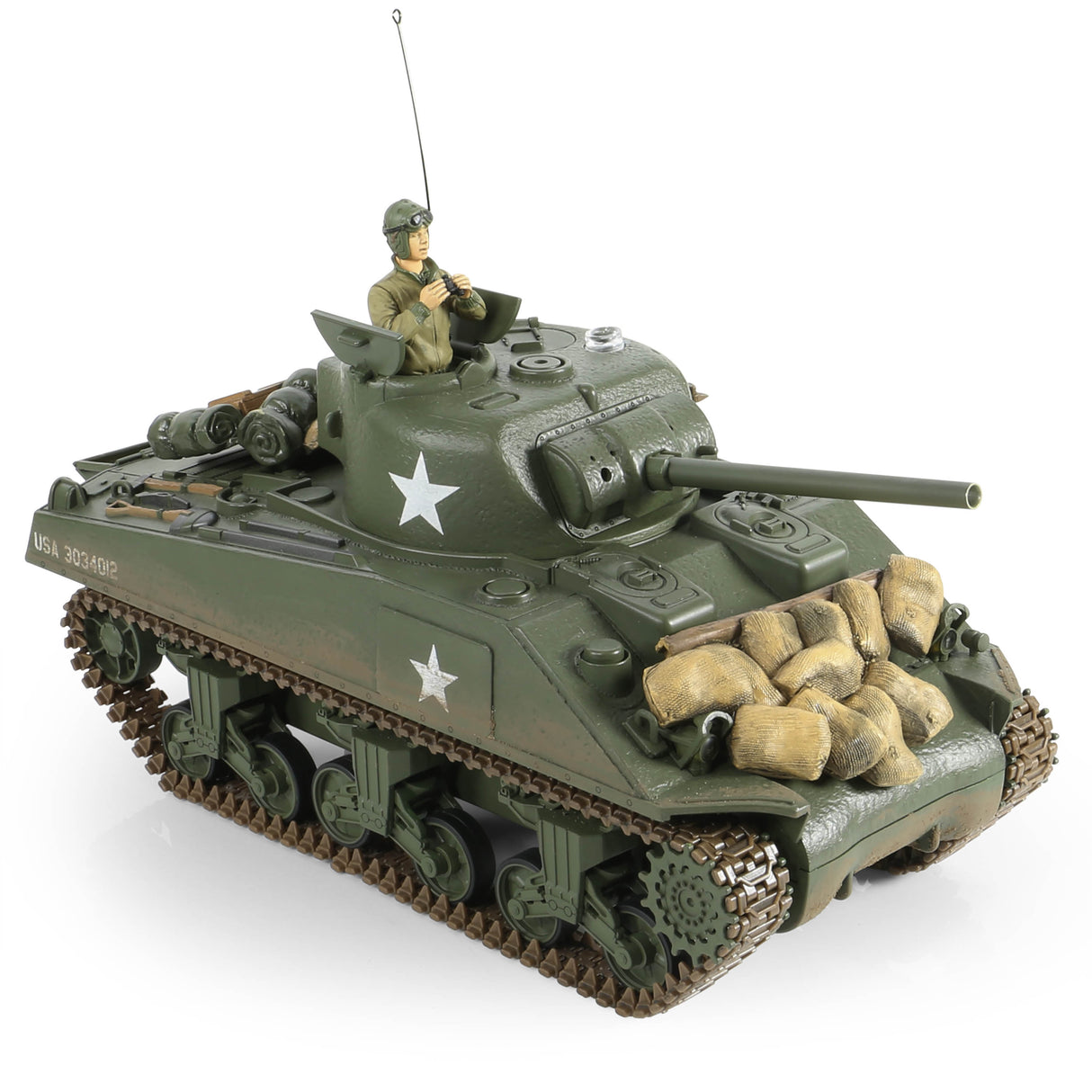 Forces of Valor 1/24 US Sherman Medium M4A3 RC model tank