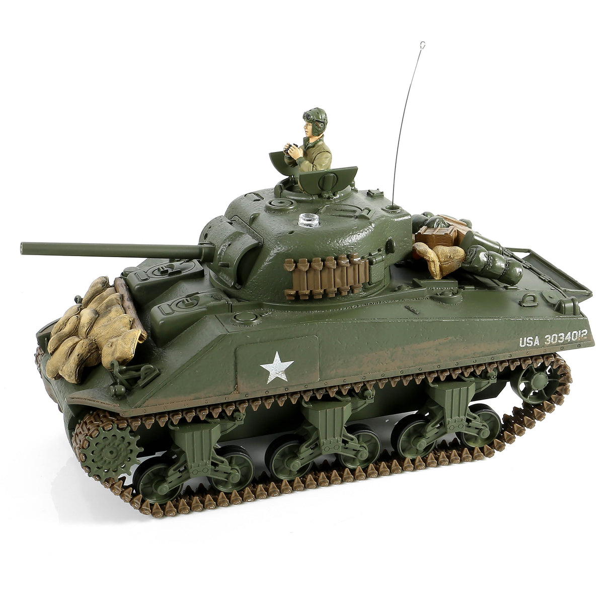 Forces of Valor 1/24 US Sherman Medium M4A3 RC model tank