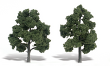 Woodland Scenics 5 inch - 6 inch Ready Made Medium Green (2/Pk) WTR1513
