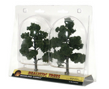 Woodland Scenics 5 inch - 6 inch Ready Made Medium Green (2/Pk) WTR1513