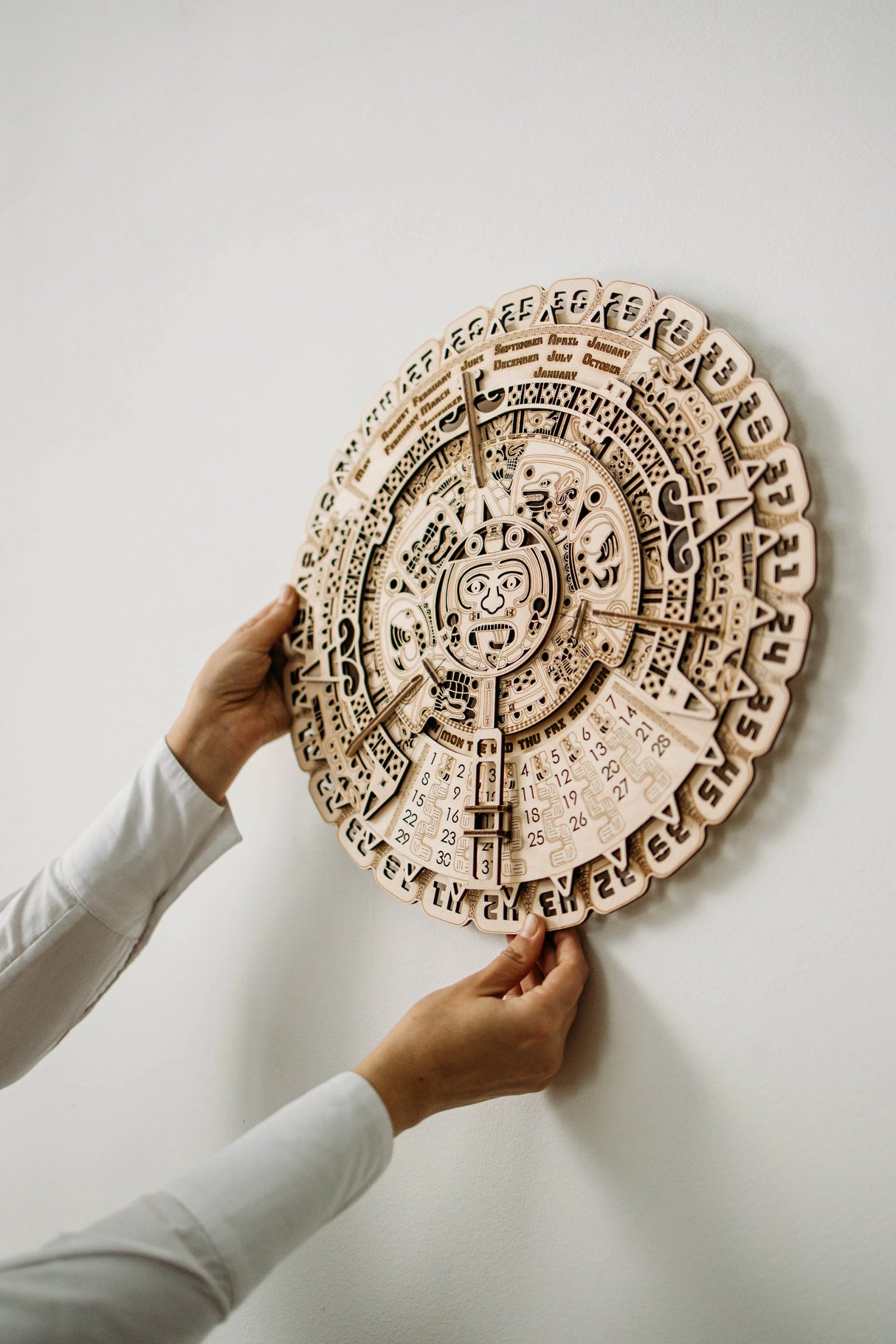 Wood Trick Mayan Calendar Kit