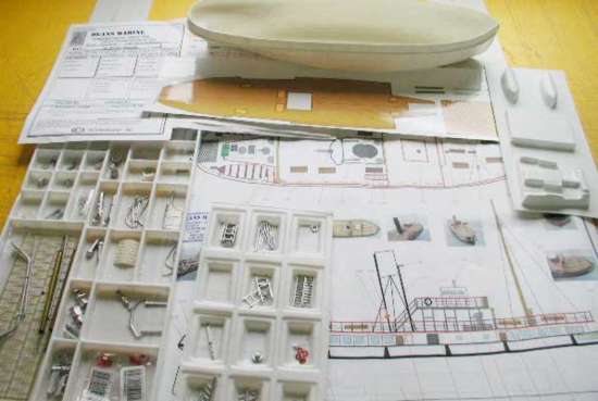 Deans Marine Sir Walter Raleigh Vac Formed Kit