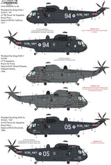 Xtradecal 1/48 Westland Sea King Decal Collection Part 2 X48244