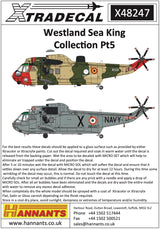 Xtradecal 1/48 Westland Sea King Decal Collection Part 5 X48247