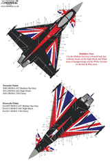 Xtradecal 1/24 Blackjack RAF 2021 Display Eurofighter Typhoon X72335