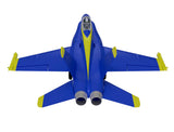 XFLY TWIN 40MM F-18 EDF 705MM JET WITHOUT TX/RX/BATT - BLUE