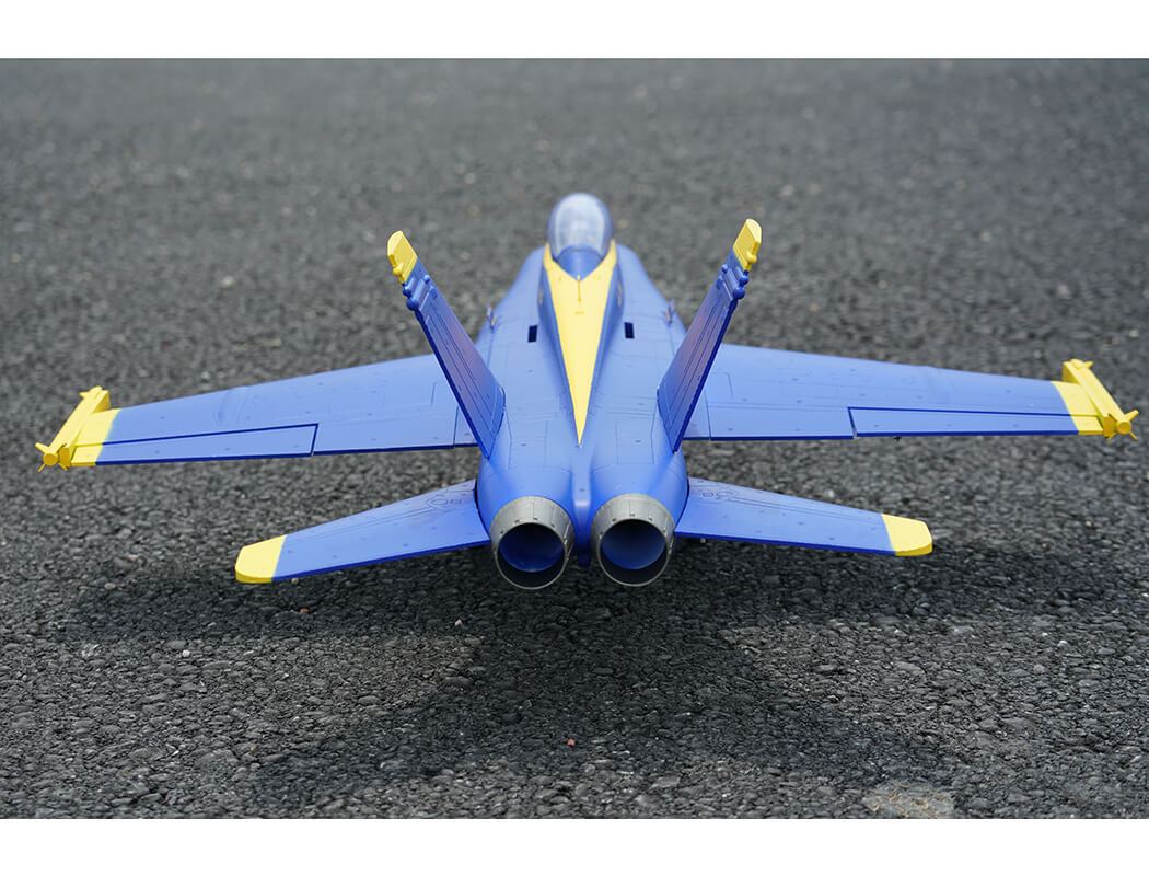 XFLY TWIN 40MM F-18 EDF 705MM JET WITHOUT TX/RX/BATT - BLUE