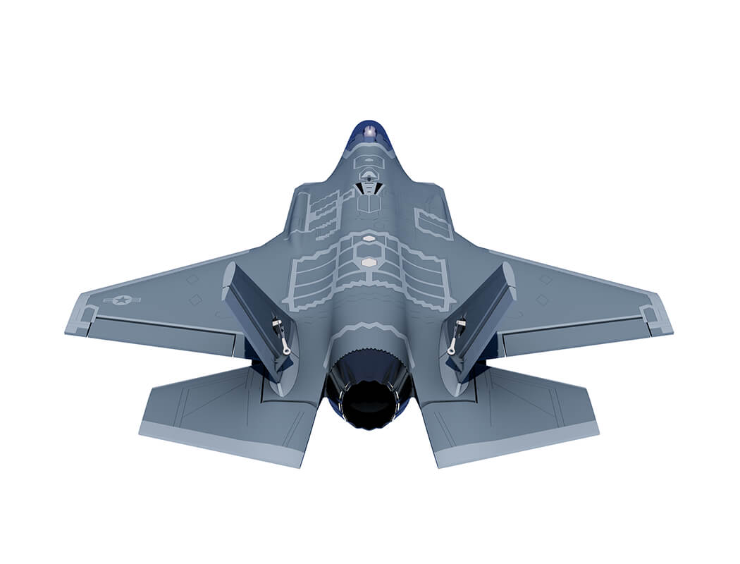 XFLY 70MM F-35 LIGHTNING EDF 750MM WITH RETRACT WITHOUT TX/RX/BATT - PRE ORDER - EXPECTED 2026