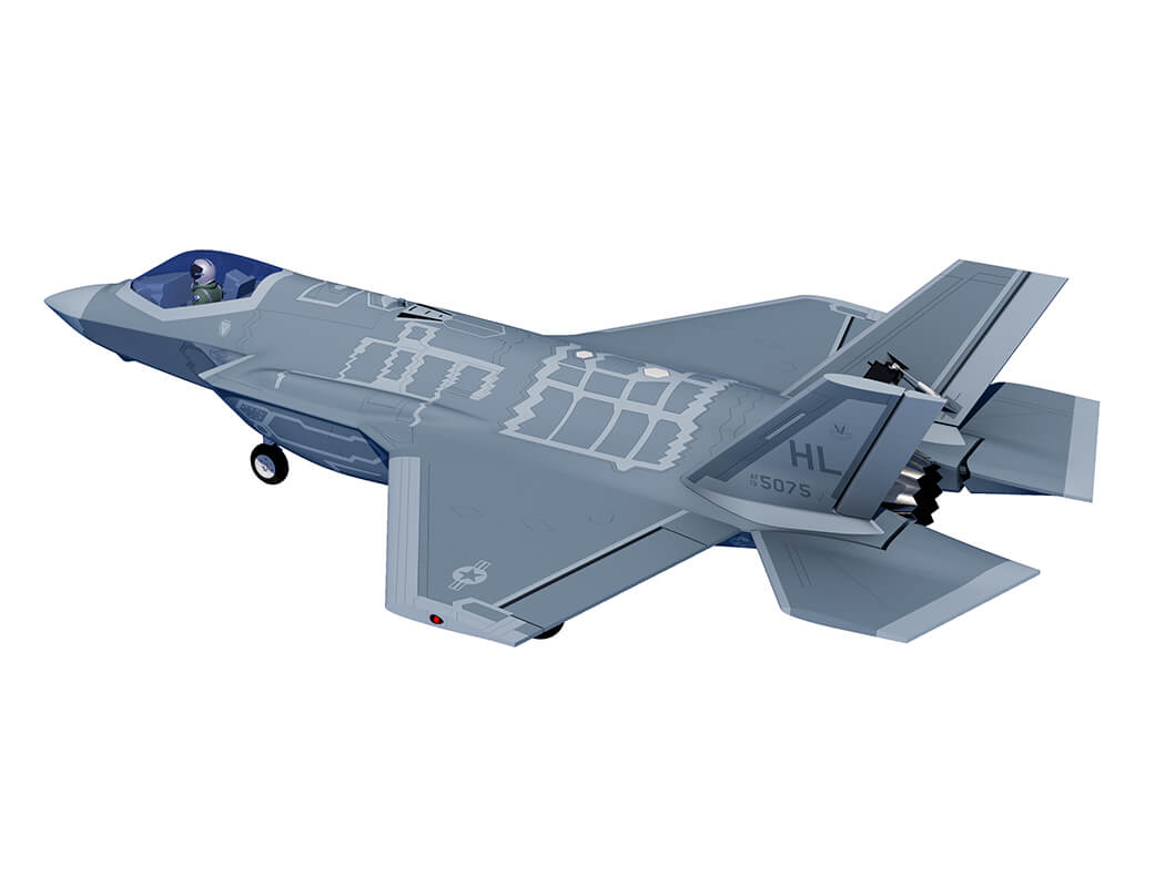 XFLY 64MM F-35 LIGHTNING EDF 750MM WITH RETRACT WITHOUT TX/RX/BATT - PRE ORDER ONLY - EXPECTED EARLY OCTOBER