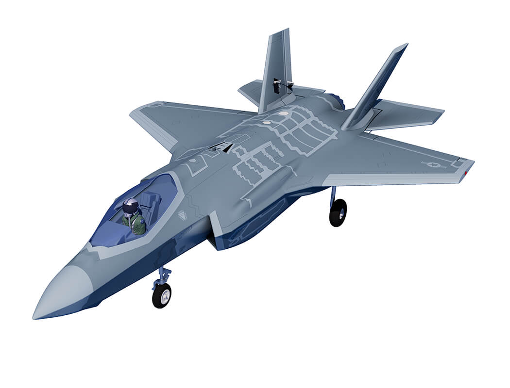 XFLY 64MM F-35 LIGHTNING EDF 750MM WITH RETRACT WITHOUT TX/RX/BATT - PRE ORDER ONLY - EXPECTED EARLY OCTOBER