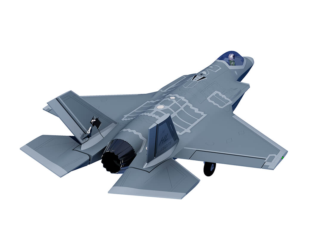 XFLY 64MM F-35 LIGHTNING EDF 750MM WITH RETRACT WITHOUT TX/RX/BATT - PRE ORDER ONLY - EXPECTED EARLY OCTOBER