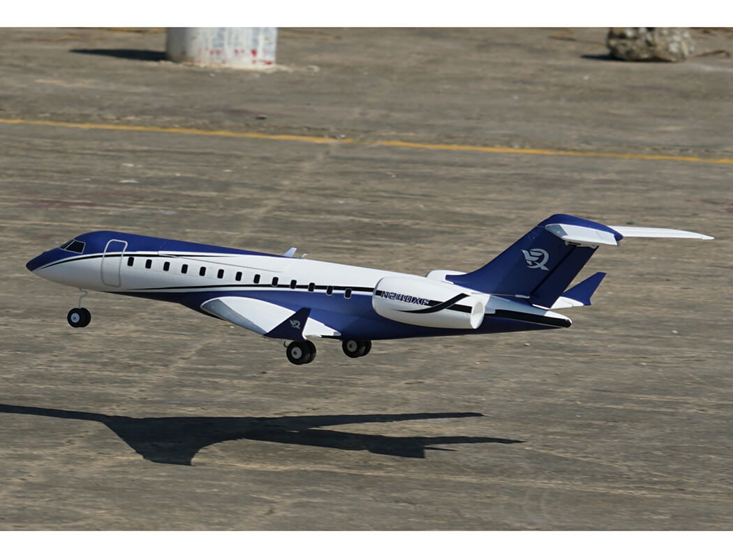 XFLY TWIN 40MM J-65 EDF BUSINESS JET PNP - BLUE - Pre Order - Expected late March