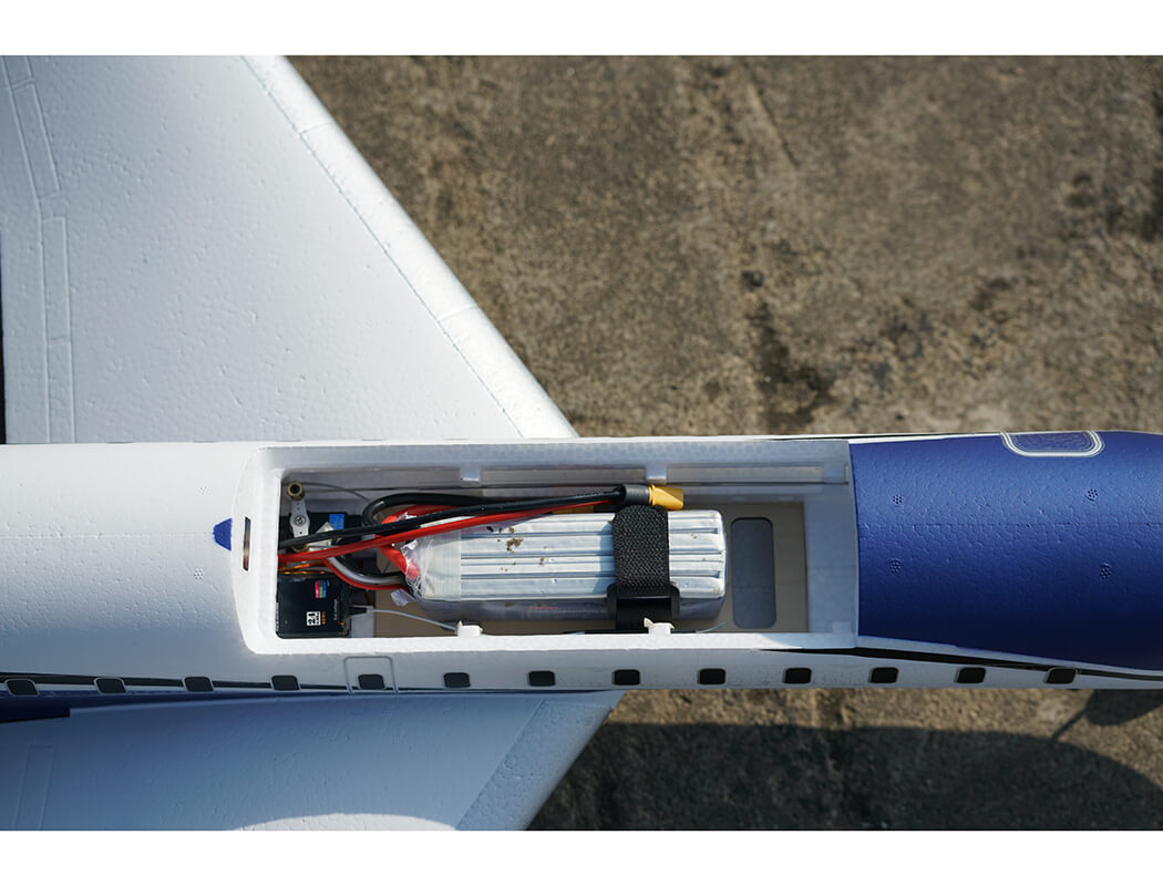 XFLY TWIN 40MM J-65 EDF BUSINESS JET PNP - BLUE - Pre Order - Expected late March