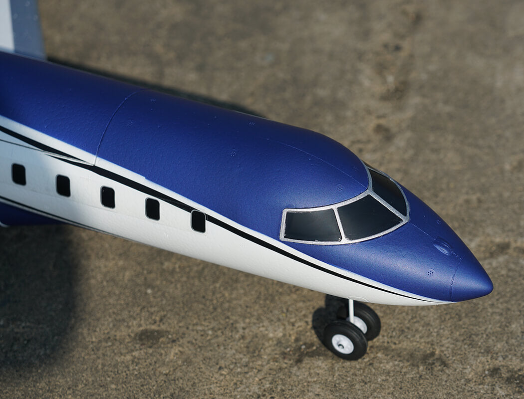 XFLY TWIN 40MM J-65 EDF BUSINESS JET PNP - BLUE - Pre Order - Expected late March