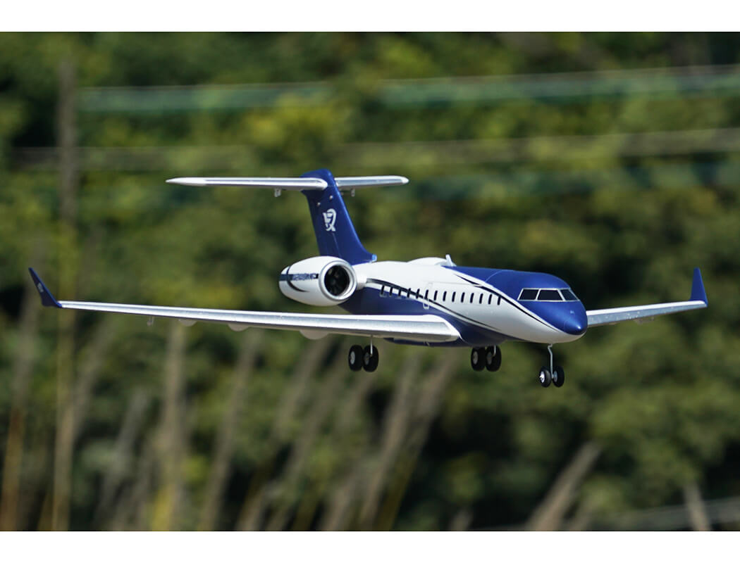 XFLY TWIN 40MM J-65 EDF BUSINESS JET PNP - BLUE - Pre Order - Expected late March