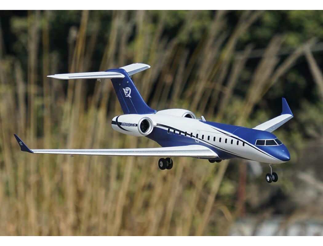 XFLY TWIN 40MM J-65 EDF BUSINESS JET PNP - BLUE - Pre Order - Expected late March