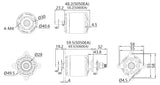 Dualsky XM5060EA-12 (400KV) V3 Brushless Motor