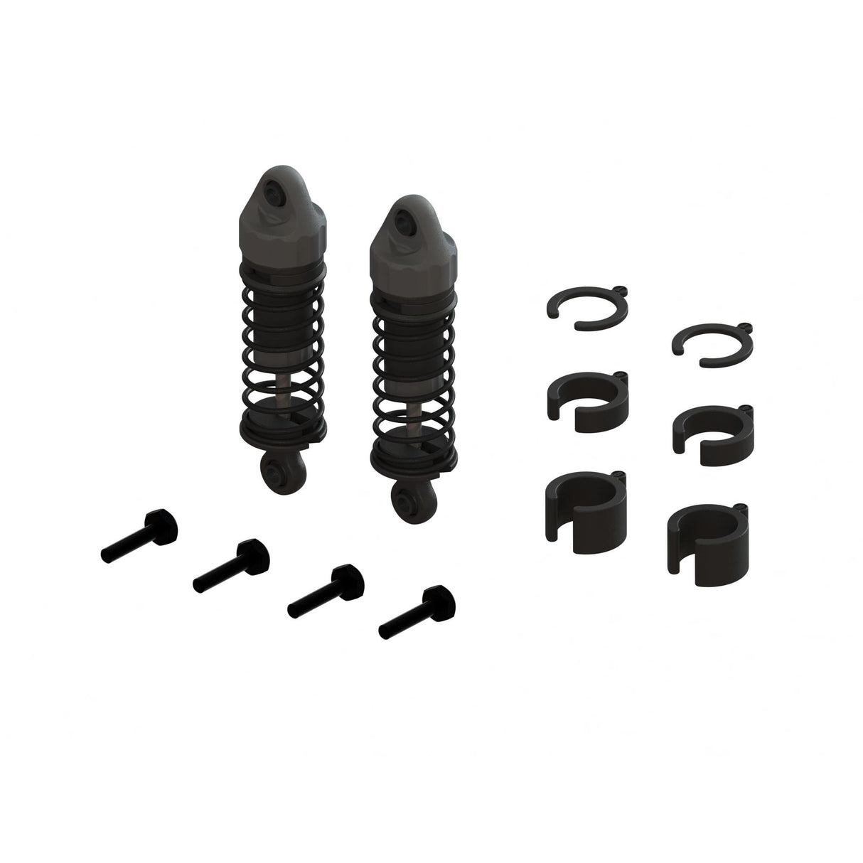 Shock Set 58mm Length 2000cSt Oil (2pcs)