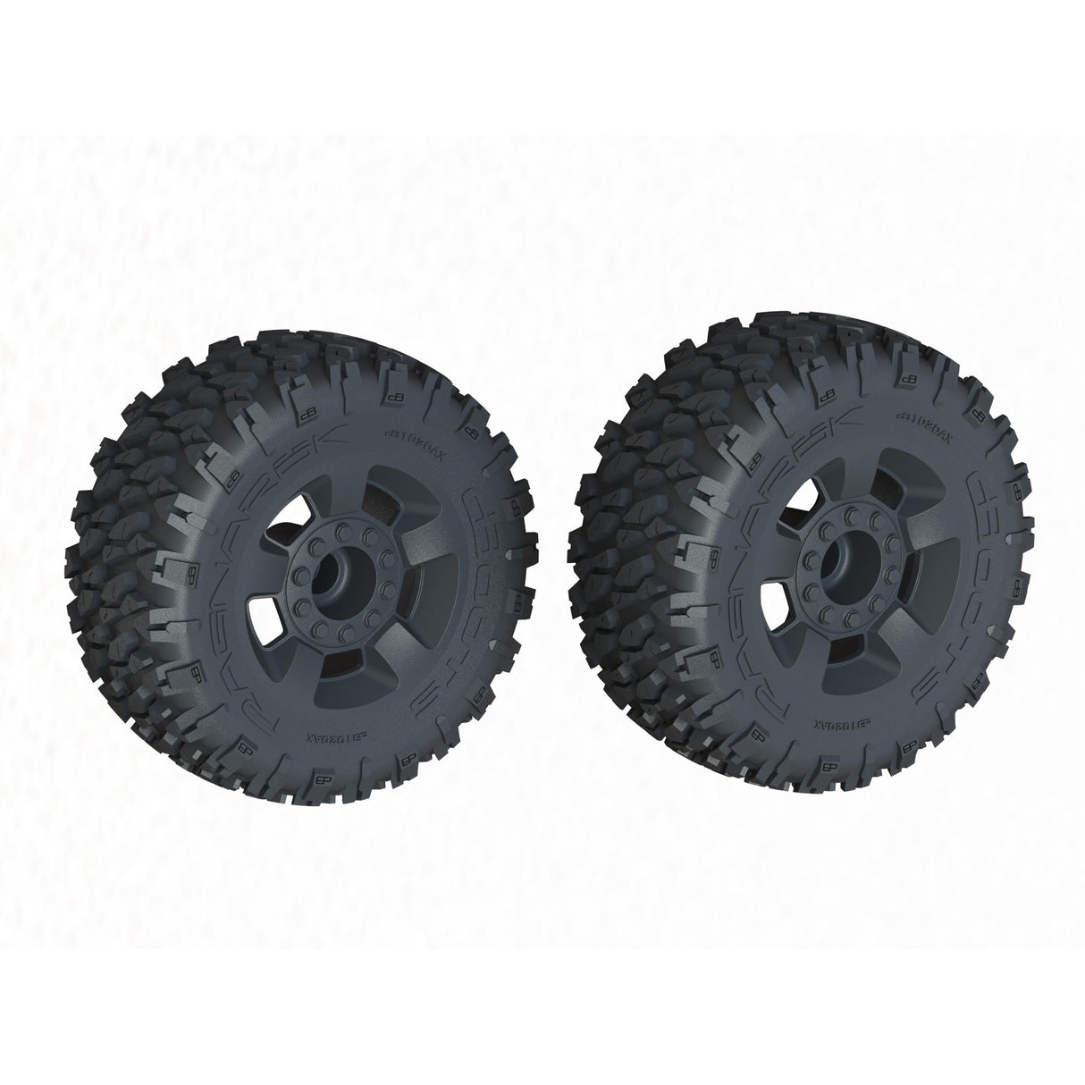 dBoots Ragnarok MT Tire Set Glued Black (2)