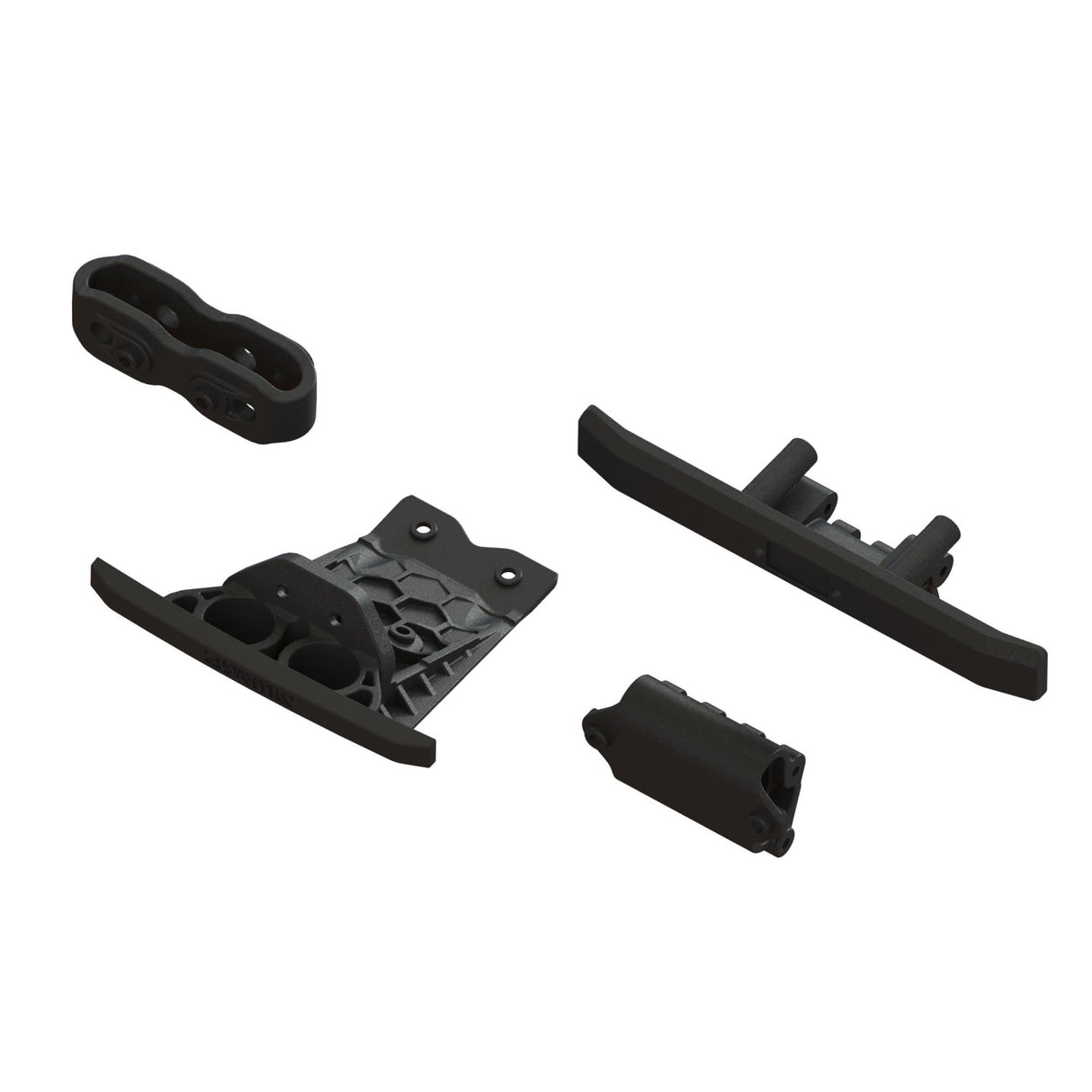 Lower Skid And Bumper Set: Black