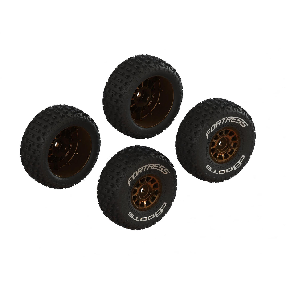 dBoots FORTRESS Glued Tire Set Bronze (2 Pairs)