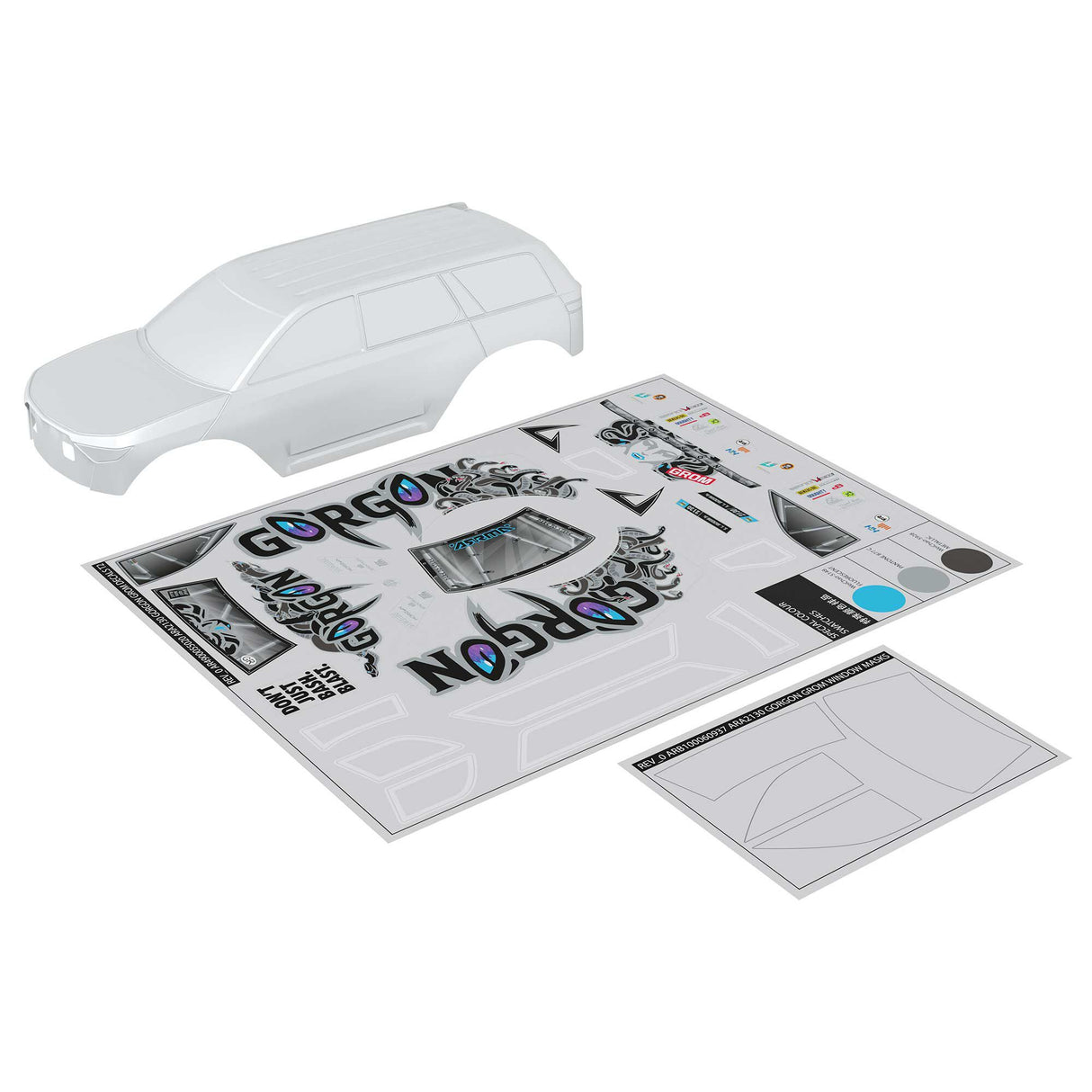 ARRMA GORGON GROM Body Clear