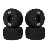 ARRMA dBoots Chevron Mounted Tire Set Glued Black (2 Pairs): GROM