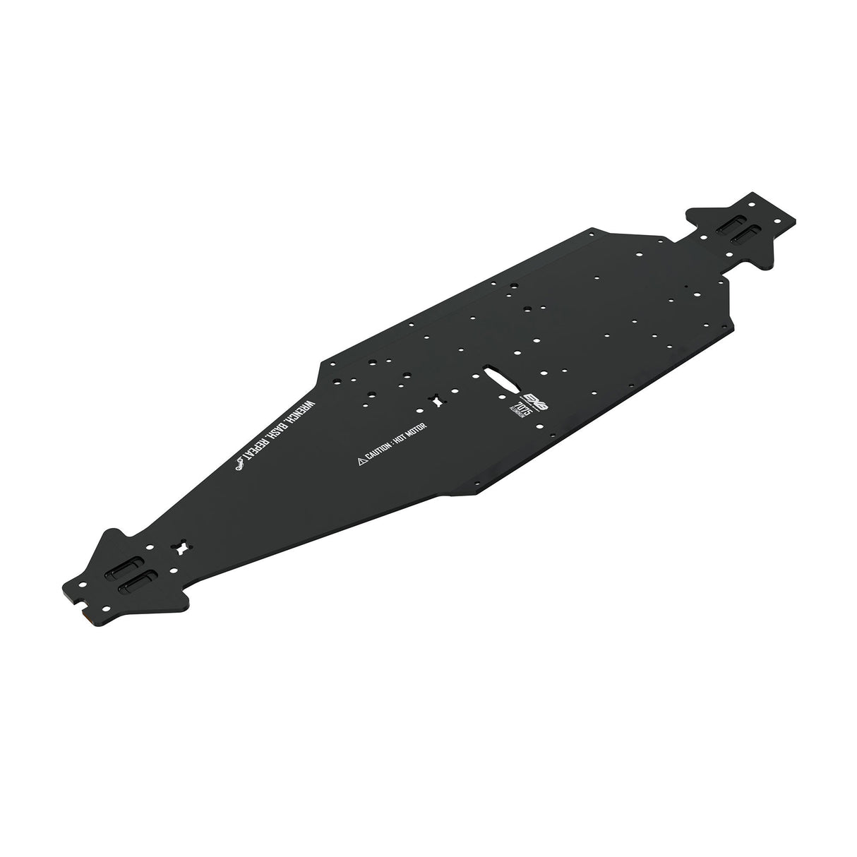 ARRMA Aluminum Chassis CNC 7075 T6 XLWB Black (1pc) Z-ARA-3404