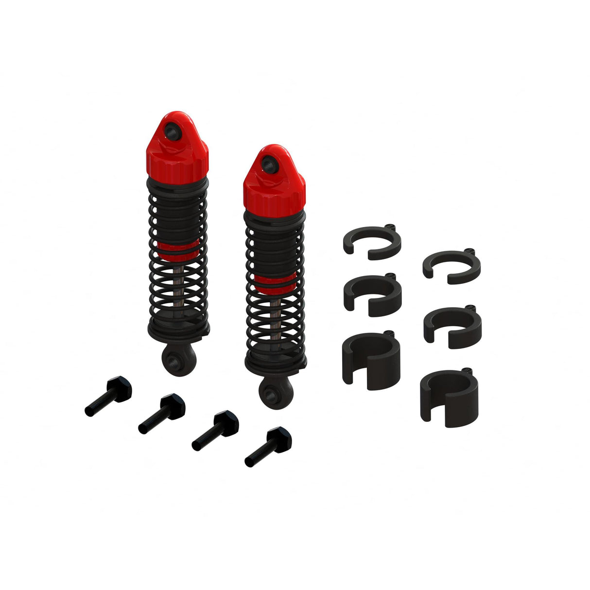 Shock Set 58mm Length 300cSt Oil (2pcs) - GROM