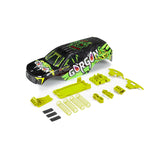 Arrma GORGON Painted Decaled Body Set (T1 Fluoro Yel)