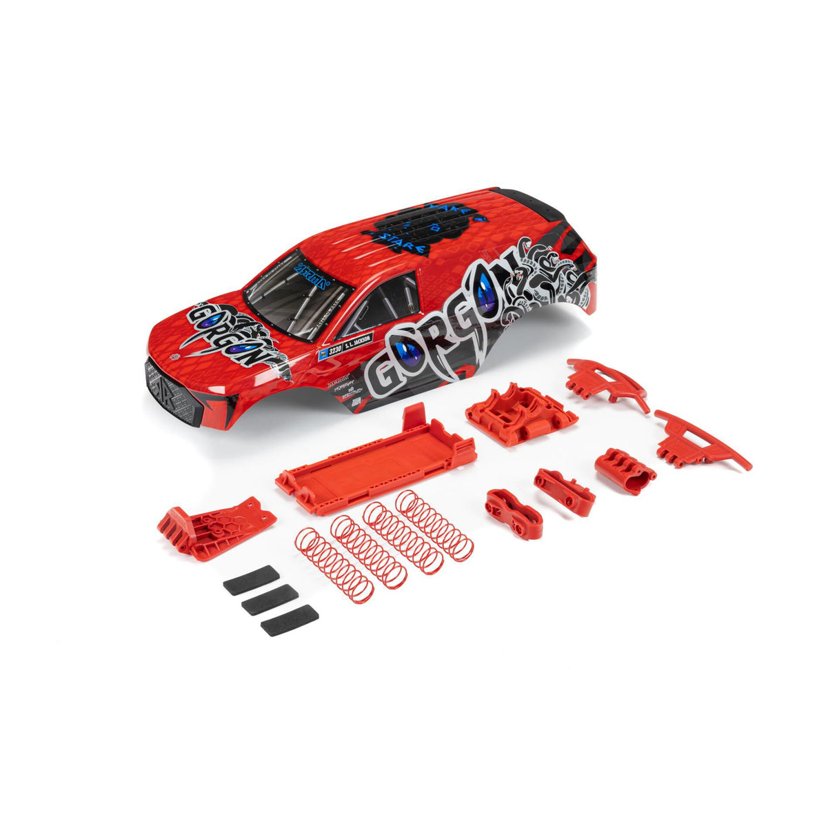 GORGON Painted Decaled Body Set (Red)