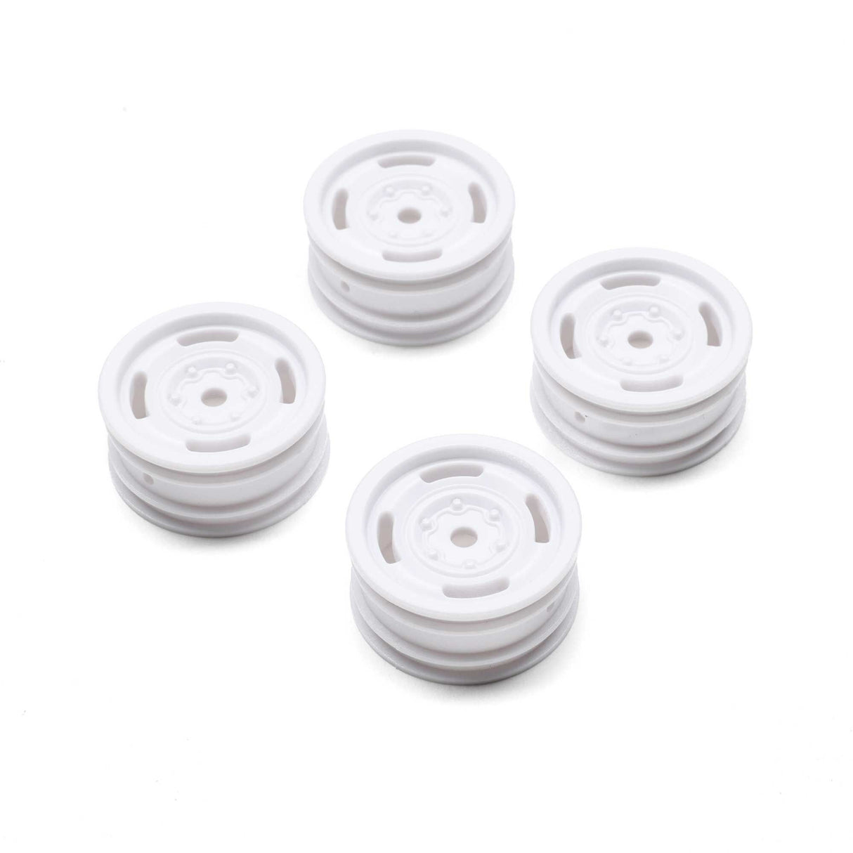 1.0 Bronco Heritage Wheels White: SCX24