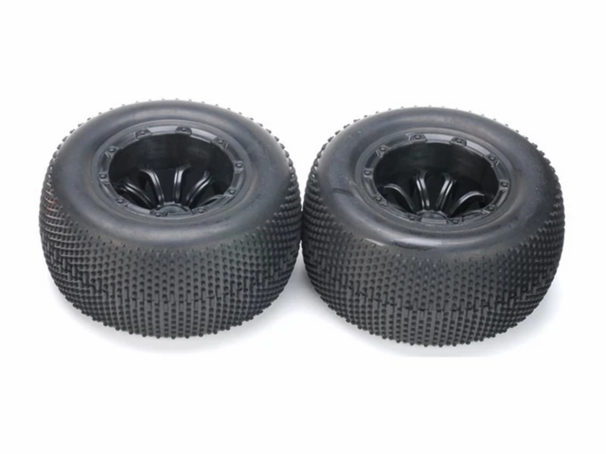 DHK RAZ-R BL RAZ-R - Truggy Tires with foams and wheel (2pcs) Z-DHK8132-001 (Box 117)