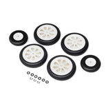 EFlite Wheel Set: Airbus A320 1.5m Airliner 64mm EDF Jet
