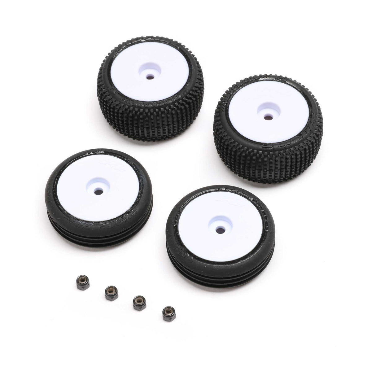 Tires & Wheels Mounted White: Micro-B