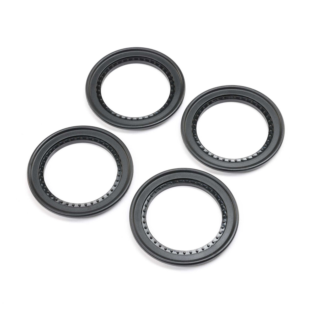 Losi Snap-in Beadlock Rings Black (4): LMT 2.0 Z-LOS-1822