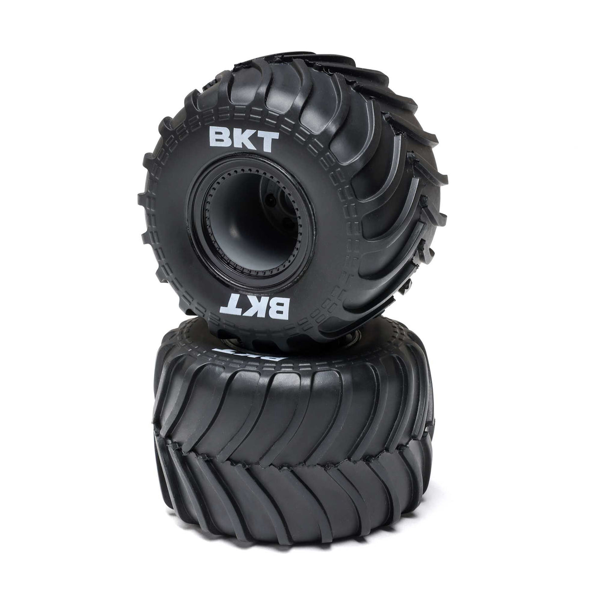 MT Tires Black Beadlock Premounted (2): Mini LMT