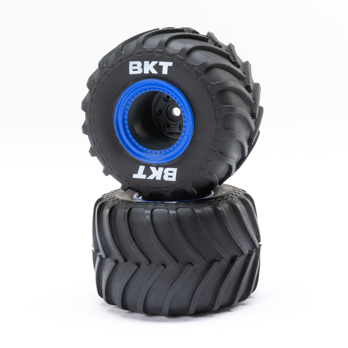 MT Tires Blue Beadlock Premount(2): Mini LMT
