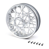Rear Wheel Set Satin Chrome: Promoto-MX