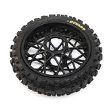 Dunlop MX53 Rear Tire Mounted Black: Promoto-MX