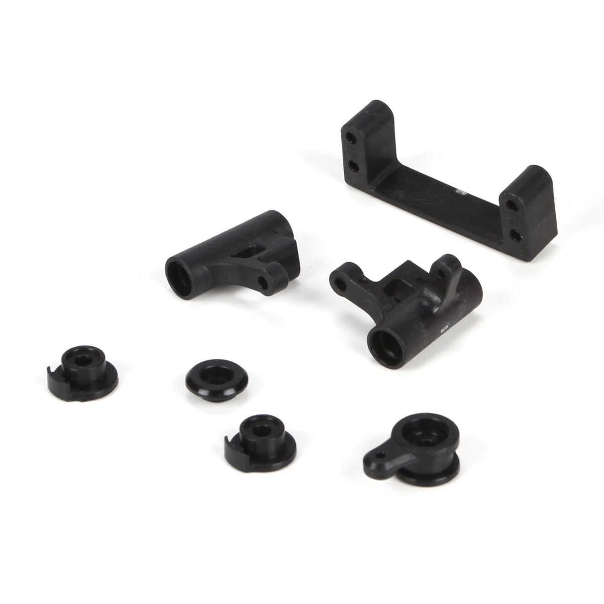 Front Shock Body Set Al Black: Mini 8ightDB