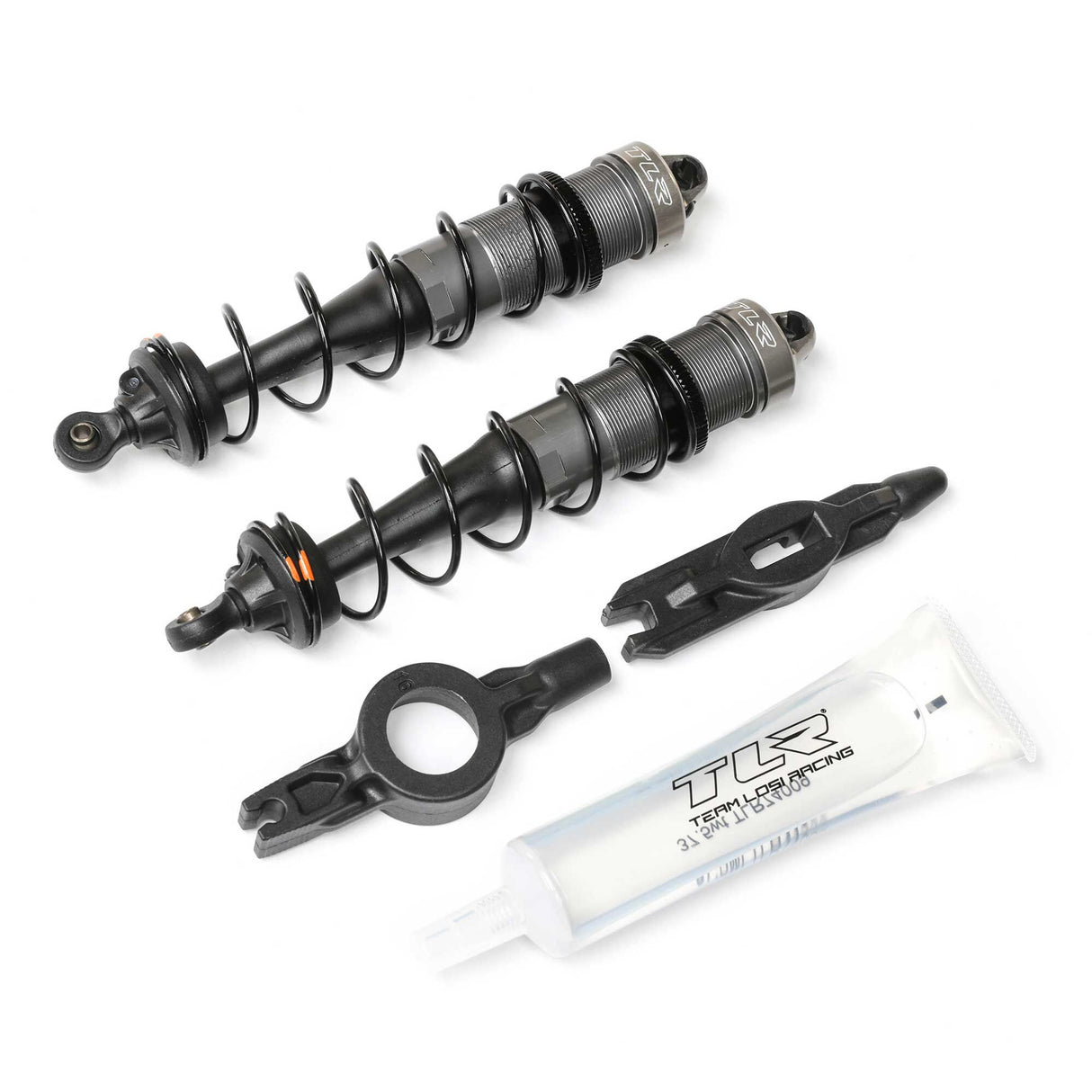 Front Shock Set 125mm Assembled (2): 8XT